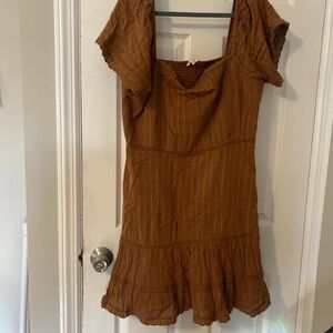 Brown mini Dress